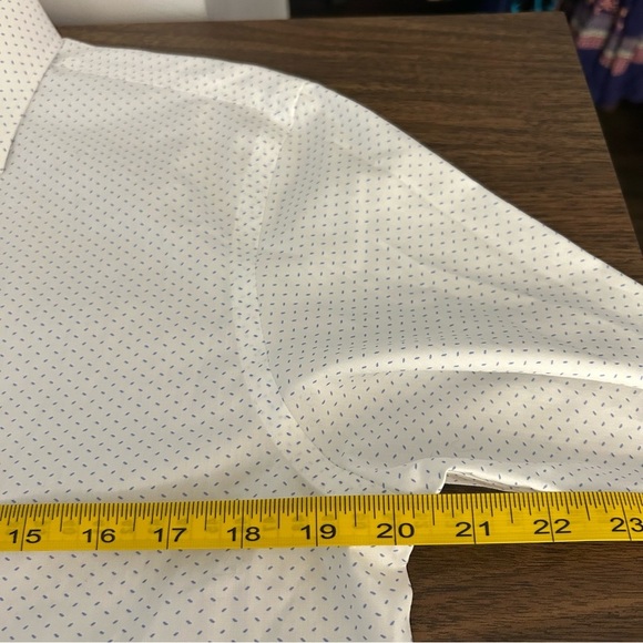 ❤️ Michael Kors Men's slim White Patterned Shirt M - Picture 6 of 9